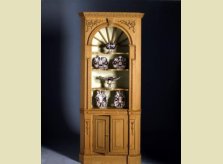A Sandringham corner display cabinet